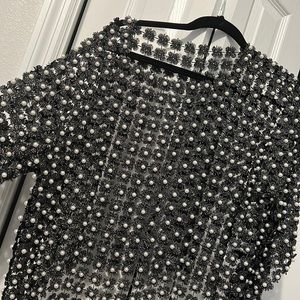 Pearl Embellished top from Vici! Showstopper!! Worn once!